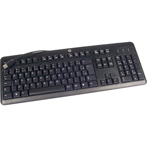 HP 672647-043 tastiera Ufficio USB QWERTZ Tedesco Nero