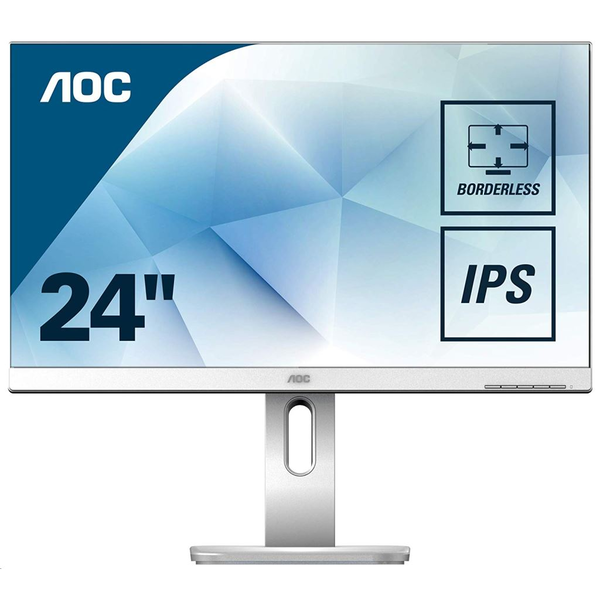 AOC P1 X24P1/GR počítačový monitor 61 cm (24") 1920 x 1200 px WUXGA LED Šedá