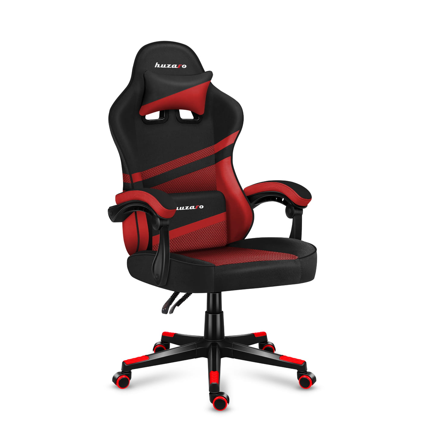 Huzaro Force 4.4 Gamer szék - Piros/Fekete (HZ-FORCE 4.4 RED MESH)