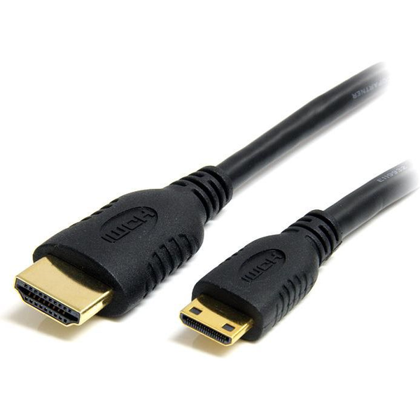 StarTech.com HDACMM50CM HDMI kabel 0,5 m HDMI Type A (Standaard) HDMI Type C (Mini) Zwart