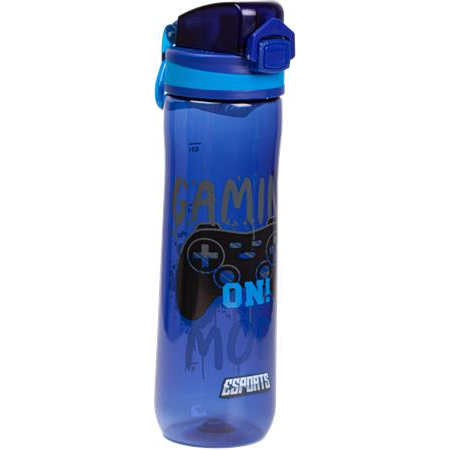 Láhev "Esports Gamer on duty", modro-černá, 600 ml, LIZZYSULI