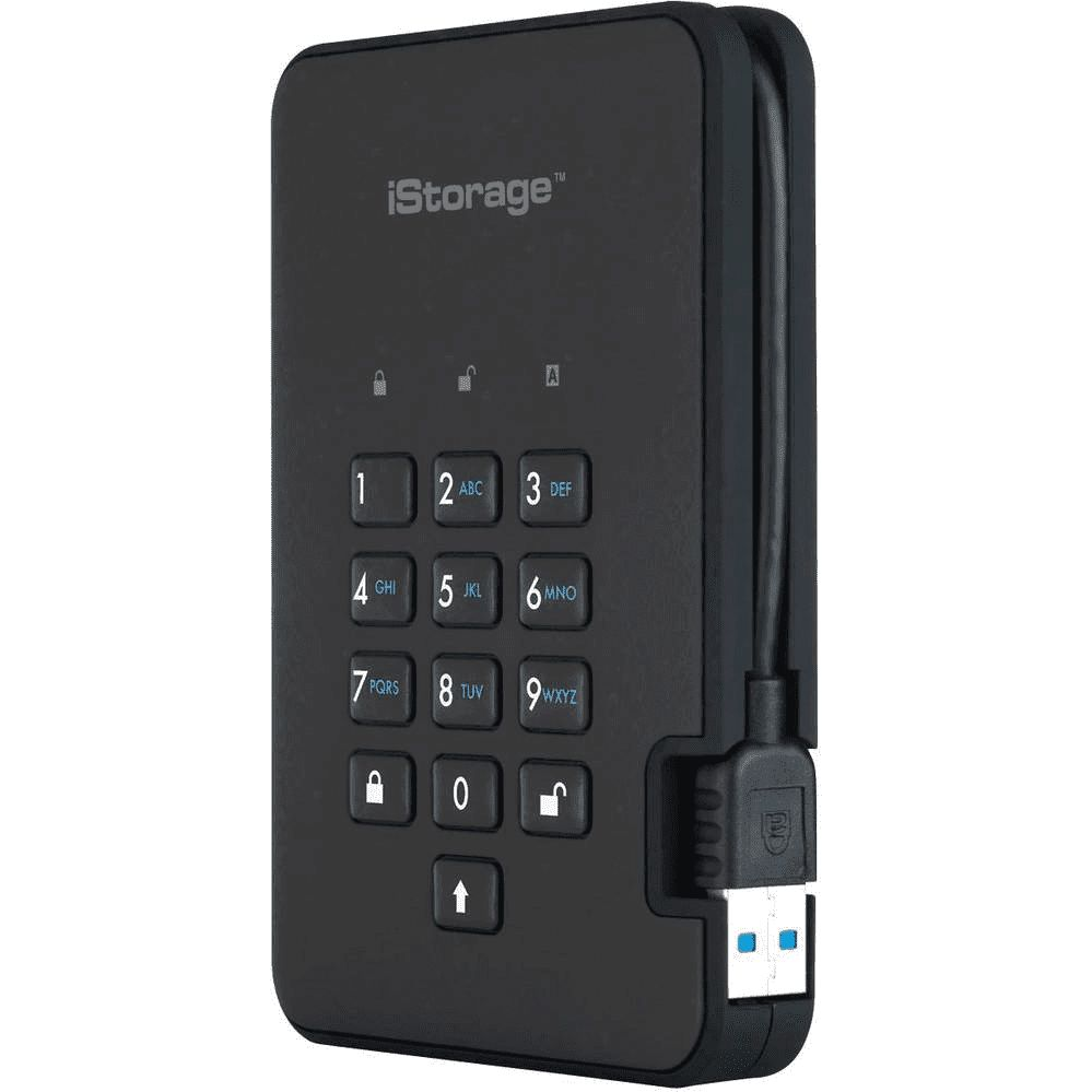 DISKASHUR2 256-BIT 1TB - BLACK (IS-DA2-256-1000-B)