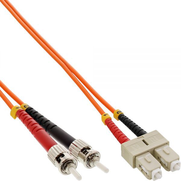 InLine 82501 InfiniBand és száloptikai kábel 1 M 2x SC 2x ST Narancssárga (82501)