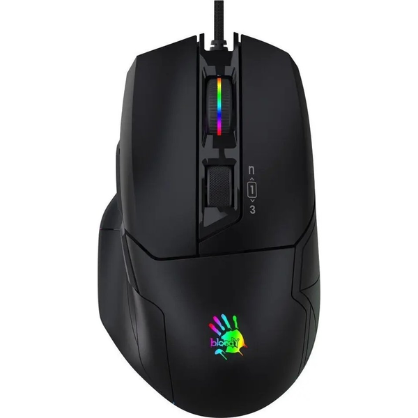 A4-Tech Bloody W70 Max Activated RGB Gaming mouse Stone Black