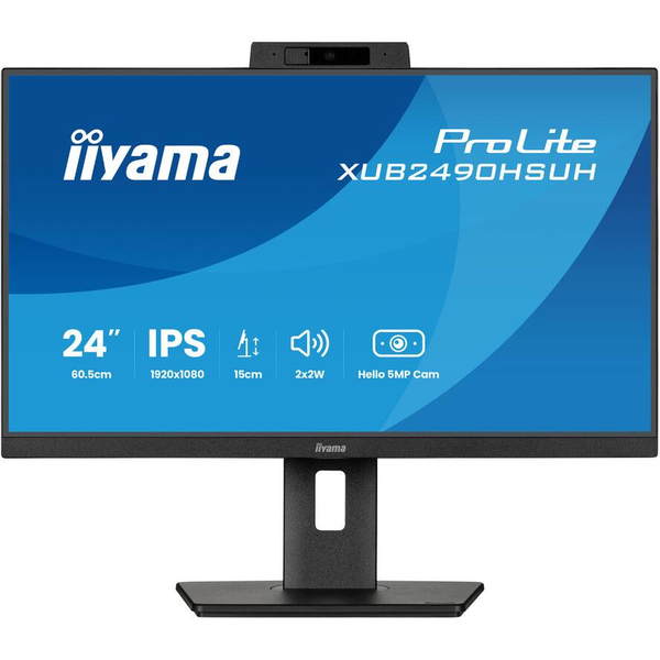 iiyama XUB2490HSUH-B2 Monitor PC 60,5 cm (23.8") 1920 x 1080 Pixel Full HD LED Nero