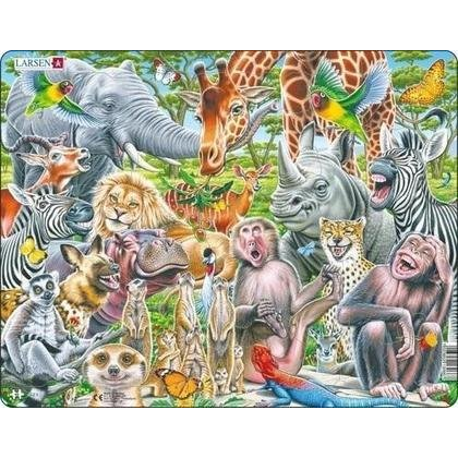 Larsen Maxi CZ3 puzzle Rompecabezas de figuras 43 pieza(s) Animales
