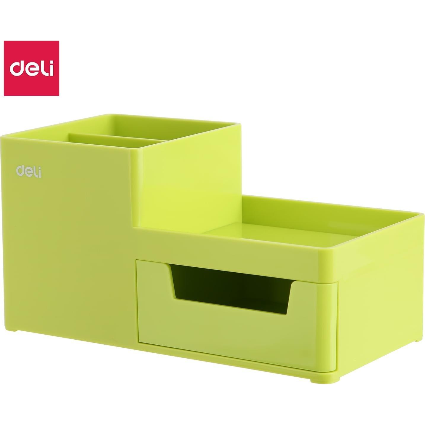 Asztali Rendező, Fiókos, 3+1 Részes, Deli Rio, Világoszöld DEZ25150 (Z25150)