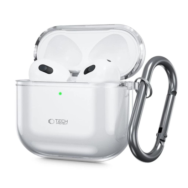 Tech-Protect FlexAir tok Apple AirPods 4 készülékhez Átlátszó