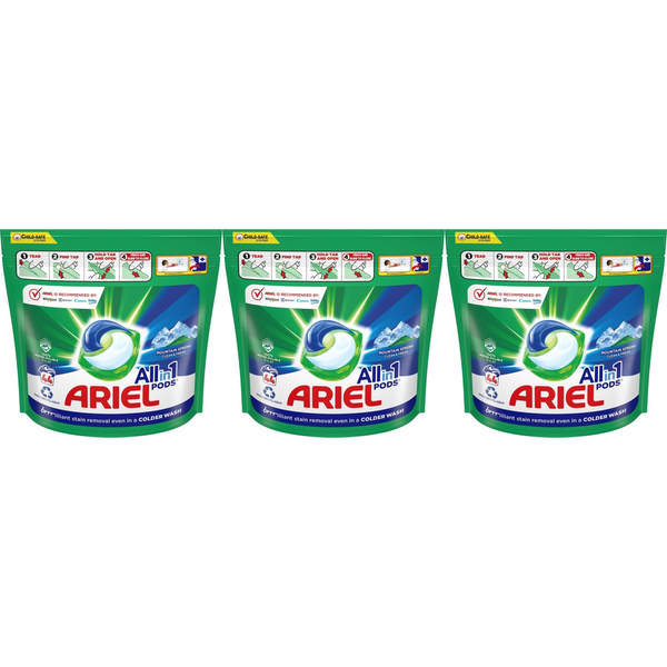 Ariel All-in-1 Mountain Spring Capsules 132 pcs.