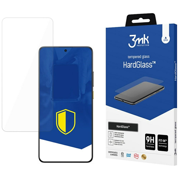 3MK HardGlass edzett üveg védőfólia Poco X7 Pro-hoz 5903108638272