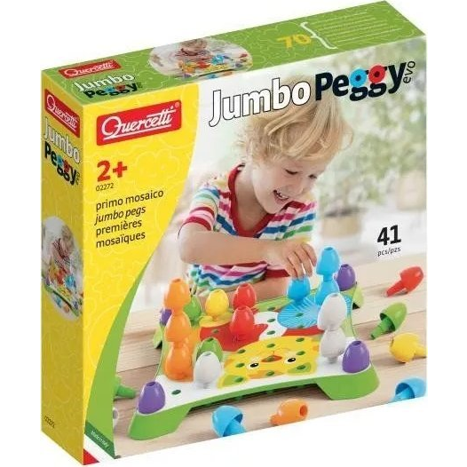 Quercetti Jumbo Peggy Pötyi Szett - 41 db (040-2272)