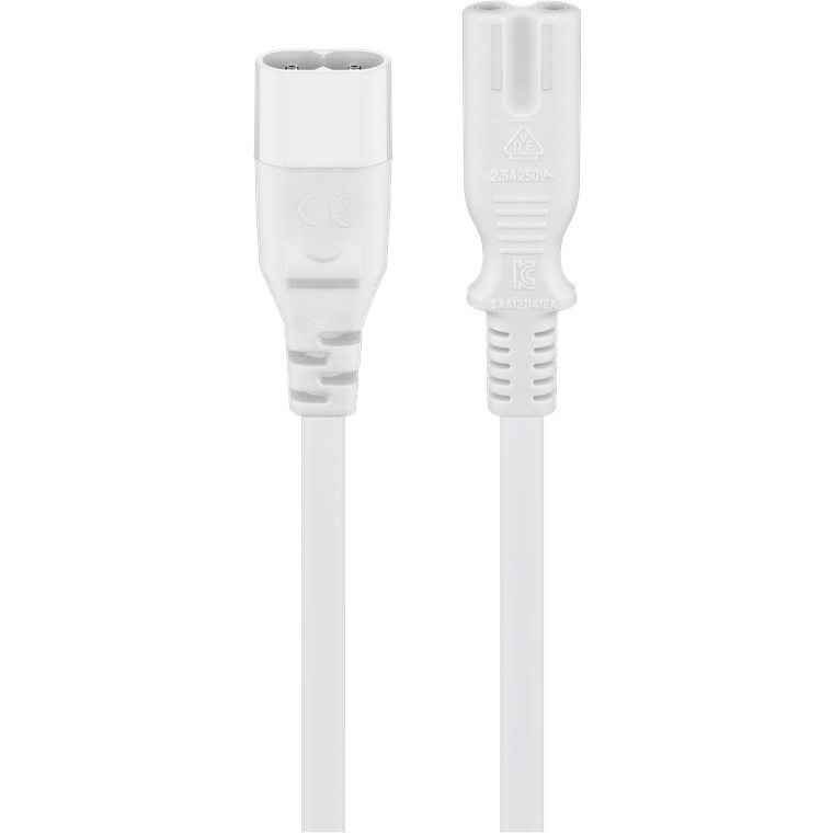 Goobay 97200 250V Tápkábel hosszabbító - 2m (97200)