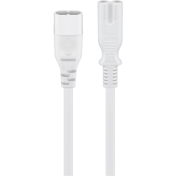 Goobay 97200 250V Tápkábel hosszabbító - 2m