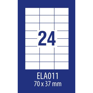 Avery Europe100 ELA011 70x37mm univerzális 2400db-os etikett (ELA011)