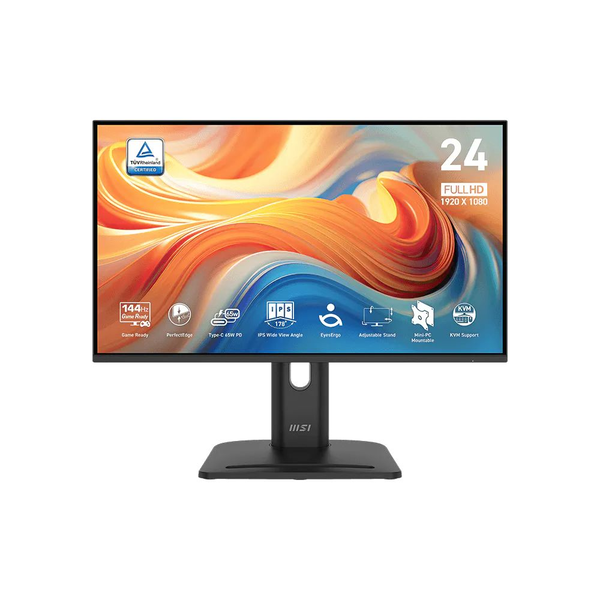 MSI Pro MP245PHG E14 computerskærm 60,5 cm (23.8") 1920 x 1080 pixel Fuld HD LCD Sort