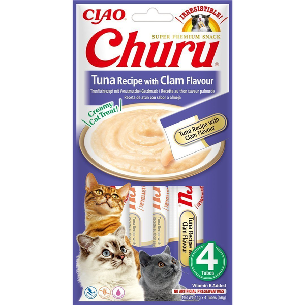 Inaba Cat Churu Ciao - Tonhal-Kagyló 4 X  14 G