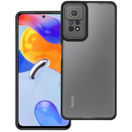 Gigapack Xiaomi Redmi Note 11 Pro szilikon tok akril hátlappal fekete (GP-153338) (GP-153338)