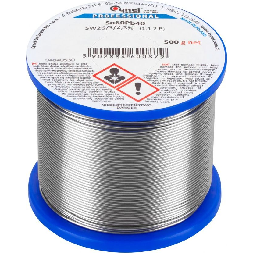 ón 3mm/500g Sn60Pb40 CYNEL (LEC-LUT0112-500)