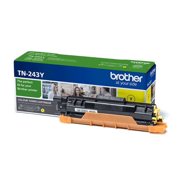Brother TN-243Y tonerpatron 1 stk Original Gul