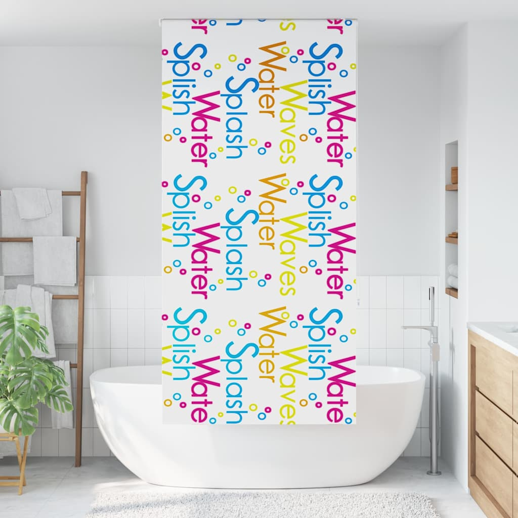 zuhanyzó redőny 90x240 cm szövet szélessége 86 cm (4014912)
