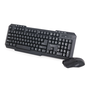 Gembird KBS-WM-02 vezeték nélküli US billentyűzet + optikai egér fekete