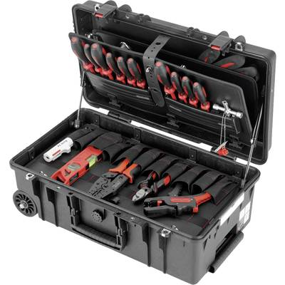 Cimco GIGANT (176845) Villanyszerelő Gurulós bőrönd, tartalommal 22 részes (176845)