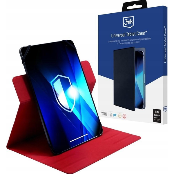 3mk Univerzális Tablet tok kiegészítő Piros 9-11"