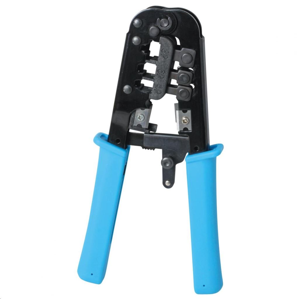 Somogyi Krimpelő fogó, telefondugóhoz, fém, 210mm (TW 4-6) (TW 4-6)