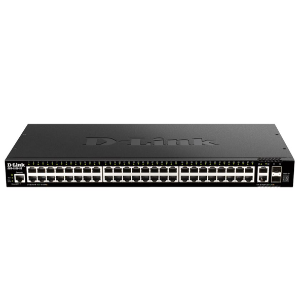 D-Link DGS-1520-52/E netwerk-switch Managed L3 10G Ethernet (100/1000/10000) 1U Zwart
