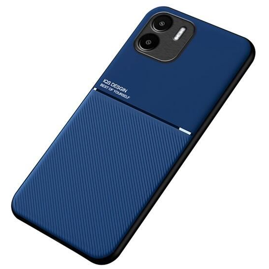 Gigapack Xiaomi Redmi A2 mágneses, bőr hatású, csíkos mintás tok sötétkék (GP-138487) (GP-138487)