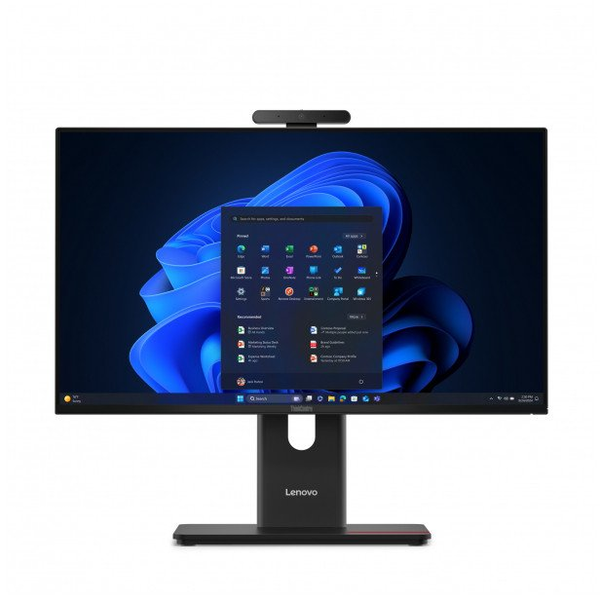 Lenovo ThinkCentre M70a Gen 6 Intel Core Ultra 5 235T 60,5 см (23.8") 1920 x 1080 пиксела Тъчскрийн Персонален компютър Всичко в едно 16 GB DDR5-SDRAM 512 GB SSD Windows 11 Pro Wi-Fi 6E (802.11ax) Черен