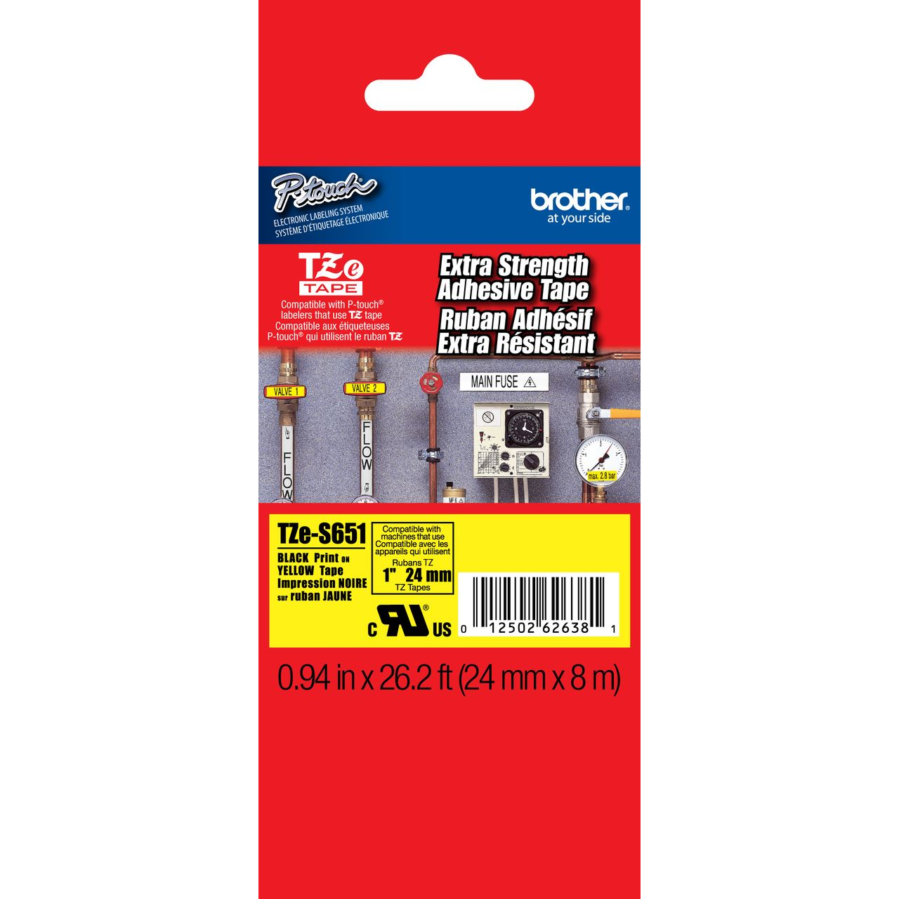 Brother P-touch TZe-S651 szalag (TZES651) (TZES651)