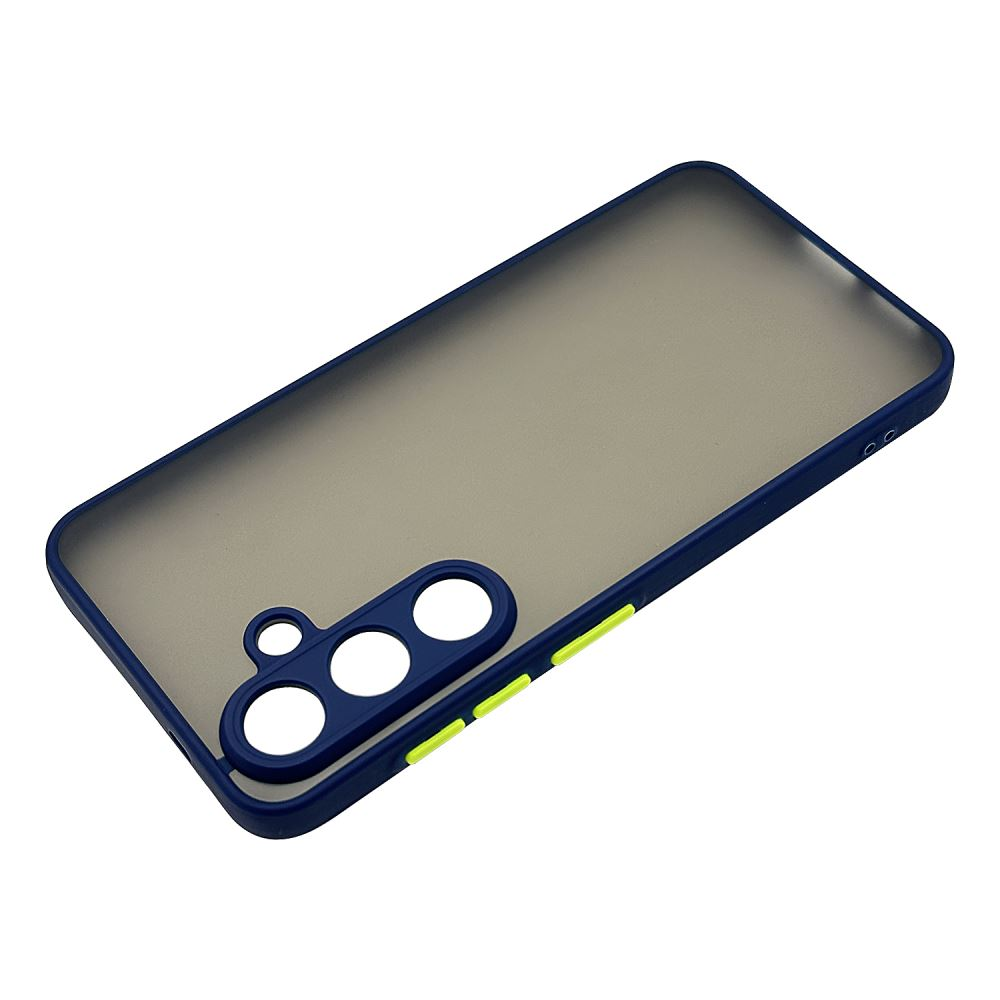 Cellect Samsung Galaxy S25 műanyag tok kék-zöld (CEL-MATT-S25-BLG) (CEL-MATT-S25-BLG)