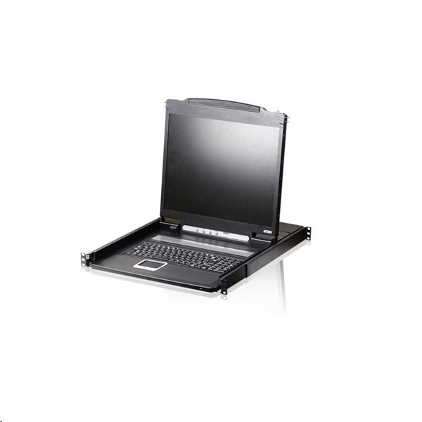 ATEN CL1000N KVM-switch Rack-montage Zwart