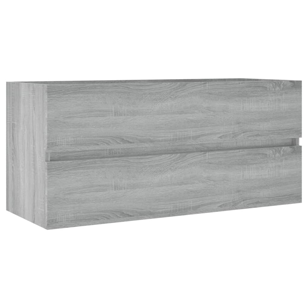 szürke sonoma színű szerelt fa szekrény 100x38,5x45 cm (815658)