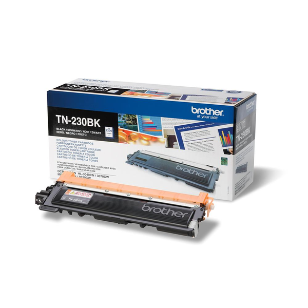 Brother TN-230BK tonerpatron 1 stk Original Sort