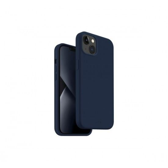 Uniq Lino Apple iPhone 14 Plus szilikon tok kék (UNIQ-IP6.7M(2022)-LINOBLU) (UNIQ-IP6.7M(2022)-LINOBLU)