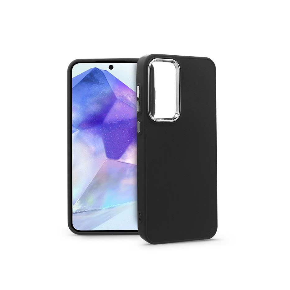 Haffner Frame Samsung Galaxy A55 szilikon tok fekete (HF267949) (HF267949)