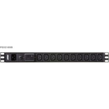 ATEN PE0218SG-AT-G разпределител на напрежение (PDU) 18 Изход(и) за променлив ток 1U Черен
