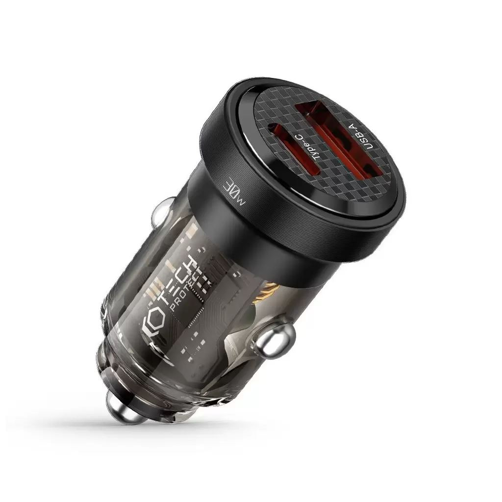 Tech-Protect CC30W autós töltő PD30W / QC3.0 (127948) (t127948)