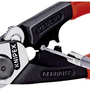 Drótkötélolló 190 mm, kovácsolt, vágóérték: O 7 mm, Knipex 95 61 190