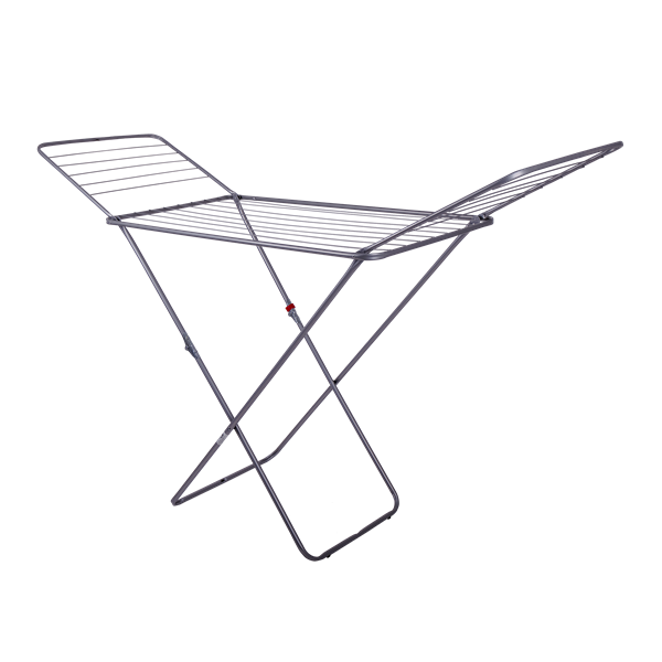 Eurogold 0503SE Stabilo Plus Szétnyitható szárnyas ruhaszárító - Fekete (0503SE)
