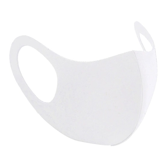 Alcor 3D Spandex mosható maszk fehér (ALC3DSWH)