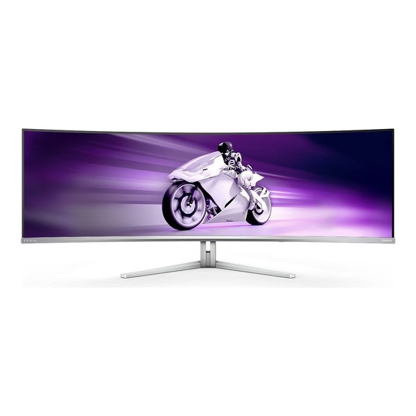 Philips Evnia 8000 49M2C8900/00 computerskærm 124,2 cm (48.9") 5120 x 1440 pixel Dual QHD QDOLED Hvid