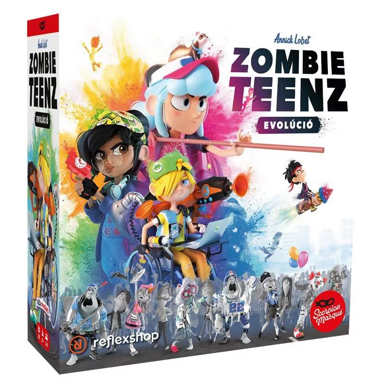 Zombie Teenz Evolúció társasjáték (19669-182) (RE19669-182)
