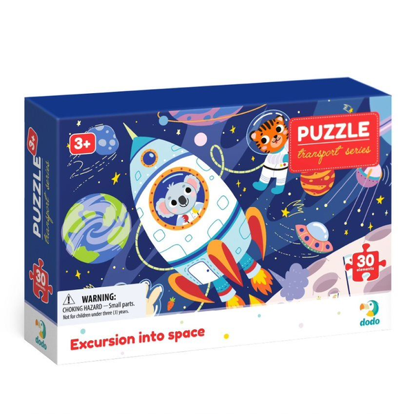 Пъзел от 30 части Dodo Workplaces Space Adventure, 3+ години