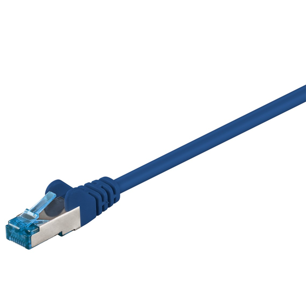 Patchcord S/FTP 6a Goobay RJ45 / RJ45 7,5 m niebieski
