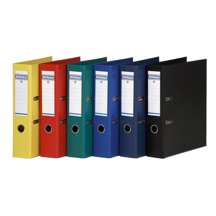 Donau Premium Gyűrűs iratrendező - Fekete (3975001PL-01)