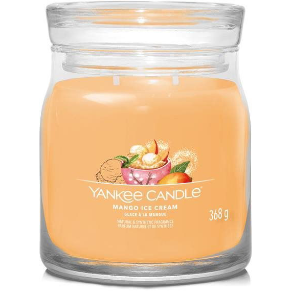 YANKEE CANDLE Signature 2 kanóc Mango Ice Cream 368 g (5038581144634)