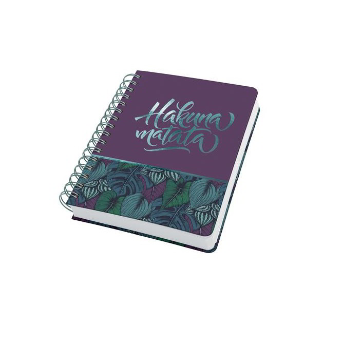 Siegel Jolie Jungle Dreams 120 lapos 168x215mm pontrácsos spirálfüzet - Mintás (JN613)